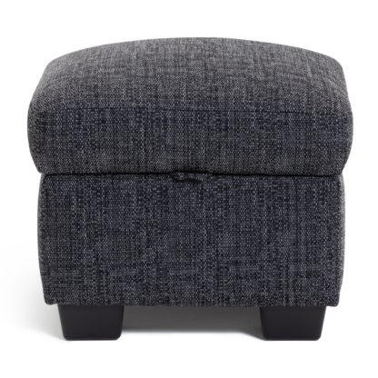 6225f8a088173718e52e6586aed8b2f97b40d6e97b2e143771b6d8d442754c1f.jpg An Image of Habitat Lisbon Fabric Footstool - Charcoal