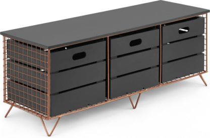 7bd6017ff6ae42d78f4327925bd756ce7f688cbe9729c019df3996f4b60761f4.jpg An Image of Amph Storage Bench, Copper and Grey