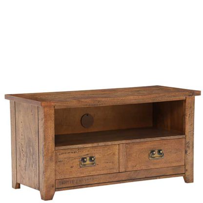 a504fa8fa47d55b1d87df33dabe2b0b2bac11ccb83687566eceeaa18ce670450.jpg An Image of New Frontier Mango Wood Plasma TV Stand