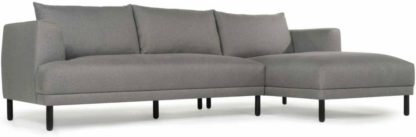 a535828c785130d021ed513b798d6d3a5f4283da634ed7227398bb27a132b165.jpg An Image of Bowery Right hand Facing Chaise End Corner Sofa, Fossil Grey