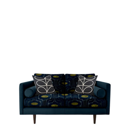 a5dbafc5d7a1fc7d498330ae9dc6b5c6cd39d3aaf816027f485f85c36c3c8015.jpg An Image of Orla Kiely Mimosa Small Sofa Patterned Velvet
