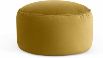 be871a345aa156a53320639e796f41951ef751a82ce2e6401a001f7c28628e5d.jpg An Image of Lux Velvet floor cushion, Vintage Gold Velvet