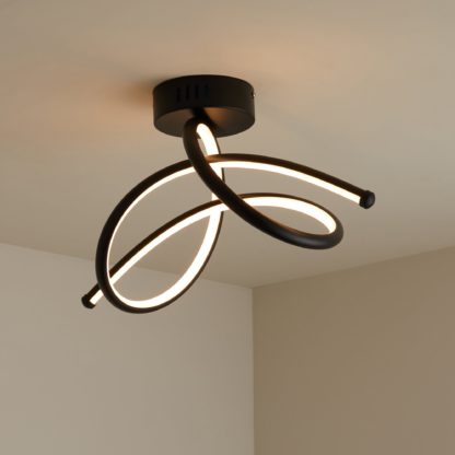 An Image of Berlin Dimmable LED Ceiling Fitting Chrome