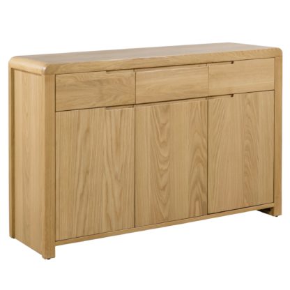 df606da8d7489fcc4a2956ba9db343734c212bec2e246d5be83e9bba546db310.jpg An Image of Curve Oak Sideboard Oak