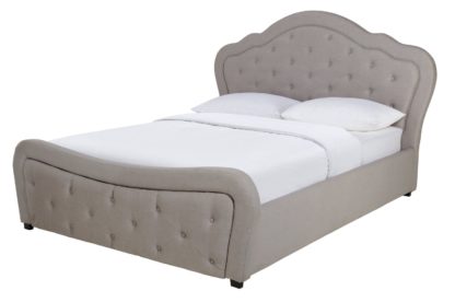 ee96db78d9c864caafc2e5d3007121eba725ad15b83a93e2fb61a4a53304d138.jpg An Image of Argos Home Venice Kingsize Bed Frame with End Drawer - Grey