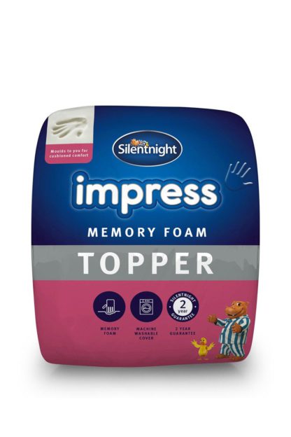 3dfca5def26912a7d1d279ec7be58dd1ff2b0d46a7427b6f1e8ff11350ae17ed.jpg An Image of Impress Memory Foam Single Mattress Topper5cm