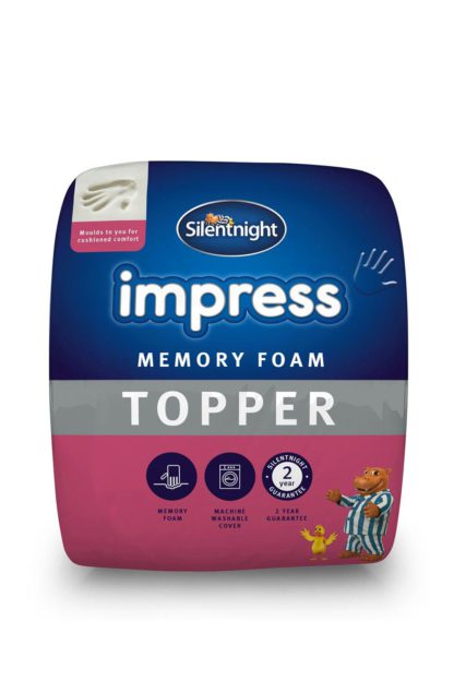 a74a466f5b8152b76e7e08933977da46070c50d0d4d401e56a66aa4cc94ef967.jpg An Image of Impress Memory Foam Single Mattress Topper5cm