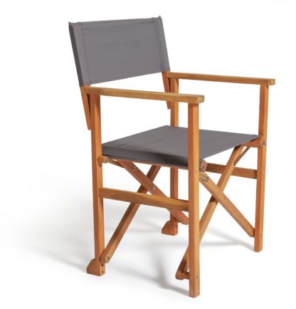 b30519030e9a7a4c1dec670022f0fceaadf26d760c78068113cfce2ae4d0a913.jpg An Image of Habitat Wooden Director Chair - Charcoal