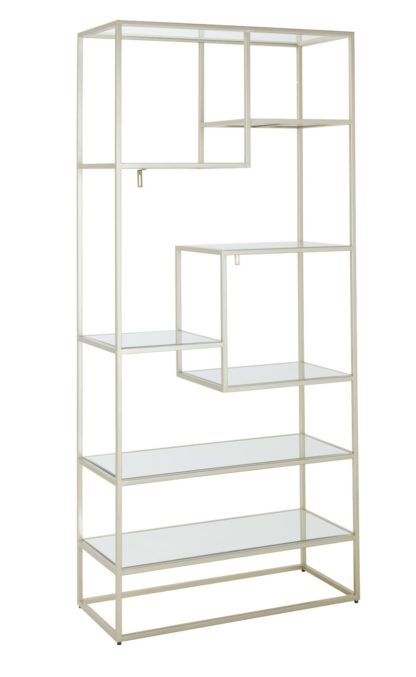 d084c8f7d886c196c33b436cbb743e926724908e6ab4d48ba0930441538e298c.jpg An Image of Dutch Glam 8 Tier Shelving Unit - Champagne