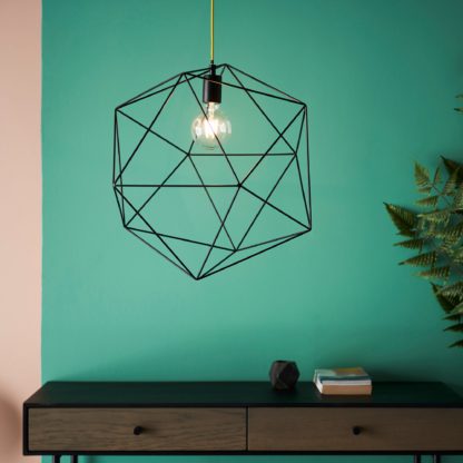 e380f39deb1be7cb084999ca00702d456305e5972cf26ca7612daa9039b3f437.jpg An Image of Vogue Millen Pendant Fitting Black