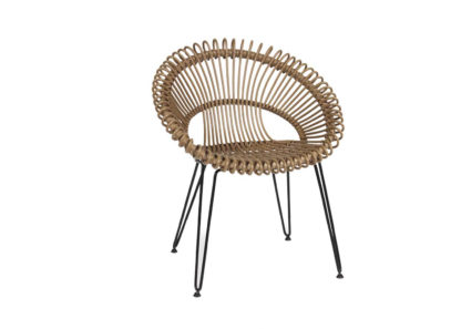 f9e949e3e055951c10f8c8e86fe7473775366ea6e7a39816e05685c994675635.jpg An Image of Vincent Sheppard Roxy Dining Chair Black
