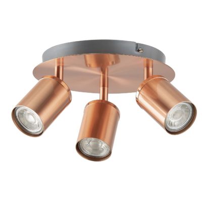 05d56477fc0d976ae25d096661d9d7332adf3332c597338fe3f6318197568427.jpg An Image of Rose 3 Lamp Spotlight Plate - Rose Gold