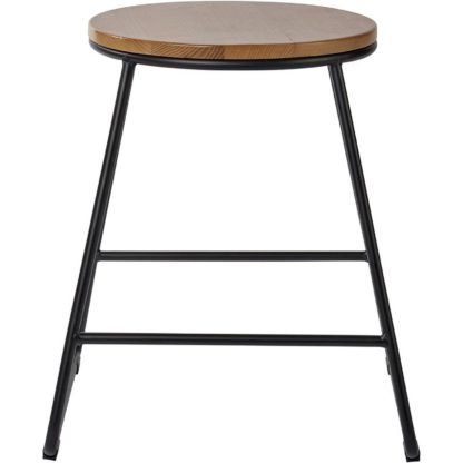 0a07487055deff20393b8e4b5c299c48b1841bf35ba8a86b267fd152ab38bdab.jpg An Image of Small Bar Stool - Black