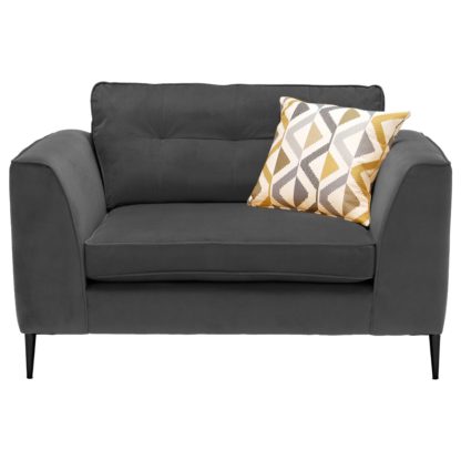 130ed6f801096cd0754fa6d72972807471cc09b0bcf0afa9cae23eab4ac58988.jpg An Image of Conza Snuggle Chair, Plush Charcoal