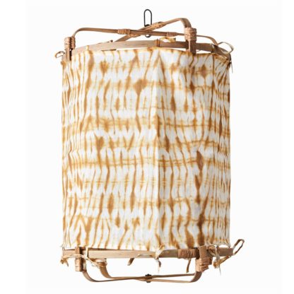 338a64302e24d2aaccd1ab819d00546782e3d97c56b12855999c537e91daa47e.jpg An Image of Hanging Tie Dye Decorative Shade, Mustard