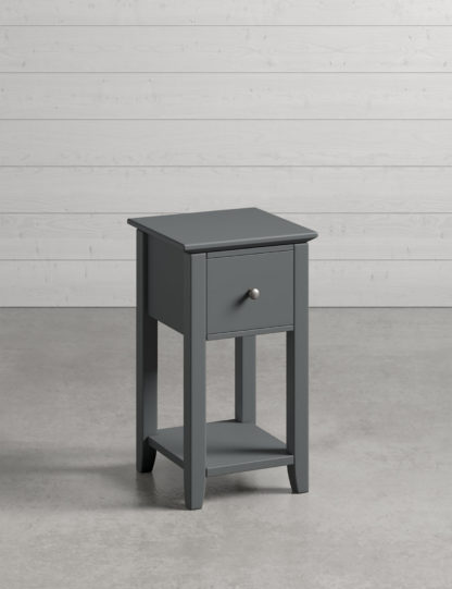 43f5c012cf4ac6ae72b30e94c075c72dabd1b59b533a1df01f5a46ffb85d1965.jpg An Image of M&S Set of 2 Hastings Dark Grey Small Bedside Tables