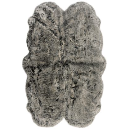 4cb63fa2aa90a7a546eaad85d081c345185d9b1a345637cb145b8cc0c5f2b360.jpg An Image of Copenhagen Quad Faux Fur Rug Copenhagen Cream