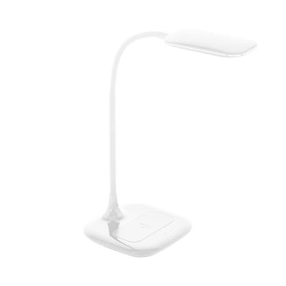 7f80e0eb7a694e2cd7f9459b24650ca25e0b0e9e8c20d741c13742febe336b6e.jpg An Image of EGLO Masserie White Table Lamp With Wireless Charge