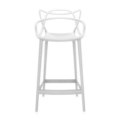 8eff303eecf604d5daa28c6d5ea85e4c54ecbe40beaac84e162c0fd879fd5f51.png An Image of Kartell Masters Counter Stool, White