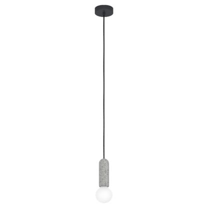 91a89eaaa99f26608a623ec22ec43849ab0cf2ae8e4cb82515847362c9c64aa8.jpg An Image of Eglo Giaconecchia Pendant - Grey