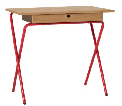 98011cc50201ed4f32f2dec401bfdd5d5d87bc453292867a4c76f8dae2a36a94.jpg An Image of Habitat Kirby 1 Drawer Office Desk - Oak