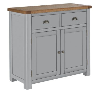 b6ea26c05e0c22b8fa32d5aab0844d49e872a63311519e27c84c8b9362e2b4db.jpg An Image of Habitat Kent 2 Door 2 Drawer Sideboard - Light Grey