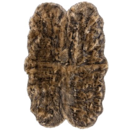 d7b0013b781842e461673f5f1590b1e6217a32c5235a7d13cadf7605d5b17590-1.jpg An Image of Copenhagen Quad Faux Fur Rug Copenhagen Cream