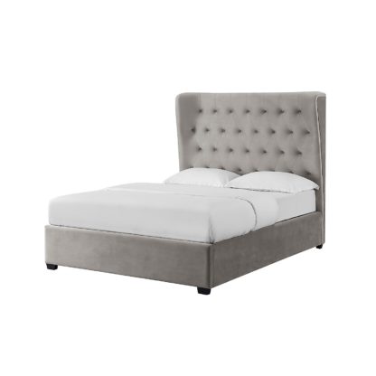 d9cfbe44d1994de27887cbac79cc37bc19a60bdab5c845f56bc67387d21ea95a.jpg An Image of Belgravia Double Bed - Grey