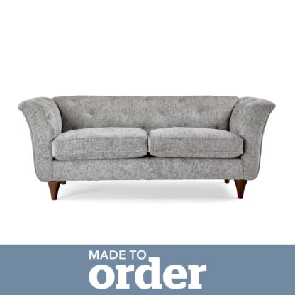 10ca921405d0e9da3b801dcb6fbb0f0cdae2f2bb19c6a477bc04d6ceebc40d8e.jpg An Image of Jaipur 2 Seater Sofa Luxury Chenille Premium Chenille Rosewood