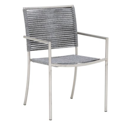 1935a906cd7e350de5d7a30d523355019ef5738ce4d289bc97376ed1df371cab.jpg An Image of Geradis Bula Dining Chair, Grey