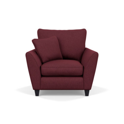 195c8e0f3f8aae26ac4bb459c308f8f22c06026e87303ec2ea5e327bf2f551fe.jpg An Image of Heal's Torino Armchair Smart Linen Duck Egg Black Feet