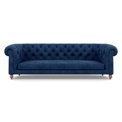 3b9430333f0b4c61bf5919987a2bffe4cfeab5384708897fea15ccb2bca3388c-1.jpg An Image of Heal's Fitzrovia 4 Seater Sofa Brecon Charcoal Black Feet
