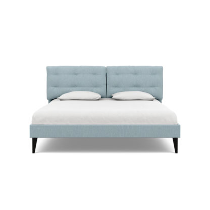 402bb41065da94b0eb4157dbeb06d0b3b99e30bda1d306886511853d7b56b0fb.jpg An Image of Heal's Mistral Super King Bed Brushed Cotton Cobalt