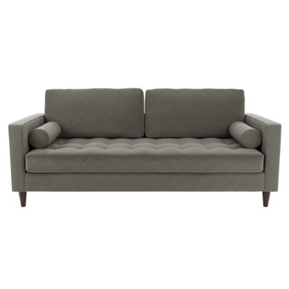 53c696a82385b687680c5f70873005e174aad710c124e169afe661de12953814.jpg An Image of Zoe Velvet 3 Seater Sofa Luxe Navy