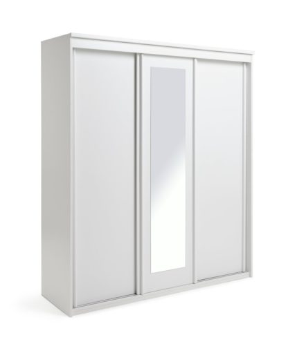 56183089f5fa1694a25d2e456d70fcc07b5570d43dea04f81f24ac7b3d7573ab.jpg An Image of Argos Home Hallingford 3 Door Sliding Wardrobe - White