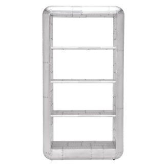An Image of Timothy Oulton Aviator Blackhawk Aluminium Shelving Unit, Choice Of Finish