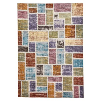 6082d1ecb26fb100b007764d258d6fa1b956c94daf8f77d8cdfac8b95e2f8f71.jpg An Image of 16th Avenue 36A MultiColoured Rug Grey, Blue, Green and Brown