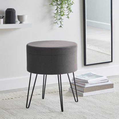 62f7d5dd24a428ec66bd859422af679ff8ac920bdb793f5d73c3099b97639870.jpg An Image of Joanna Storage Stool Mid Grey