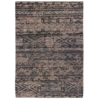 63f039a97f0143d119947a5f20ef31855131c97ce79c3598abab1962b034605b.jpg An Image of Antiquarian Kilim Black Rabat Rug