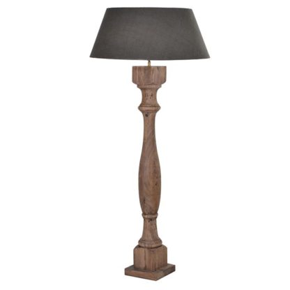 77de0716239e12333101c45fb99fe544c6044d8b34ee2da0451876a37bb54558.jpg An Image of Wooden Column Floor Lamp