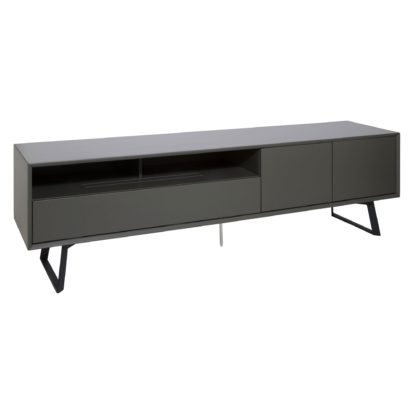 78d44f3f76d0afc5c83eee9e40d50de45c2cd6063314bac5dde597ae77b8a042.jpg An Image of Carbon Extra Wide TV Unit Grey
