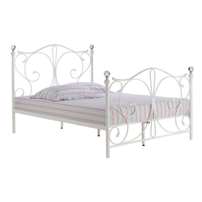 80944cec3c13b432911a52dde4e7e3776c483d6103afe6447630a6befa1a5cfa.jpg An Image of Florence Kingsize Bed - White
