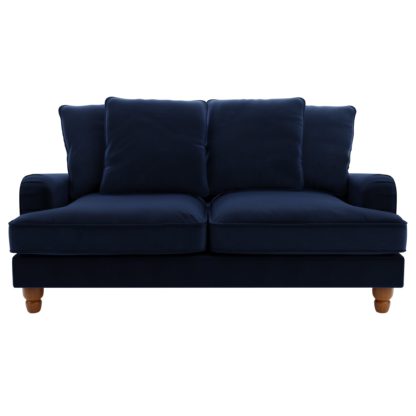 8266e249f1d1bab3439ebf3bd6399043e3915440adbdc981f12821313c71b0de.jpg An Image of Beatrice Velvet Scatter Back 2 Seater Sofa Bottle (Green)