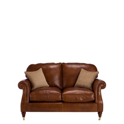82c265a47397edac37d85de5c4e3f0422158ba0a3b5cc0093ebfec861b90d84c.jpg An Image of Parker Knoll Meredith Leather 2 Seater Sofa, London Saddle