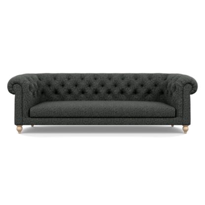 9360f96eede963e3811546bce1c8eb5c026f0e8c5f4355065069177ed34891d6-1.jpg An Image of Heal's Fitzrovia 4 Seater Sofa Brecon Charcoal Black Feet