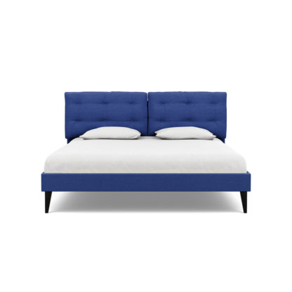 9b23e18f9c20082e2fb052ade93be0cbe0c57105be04dc00d0667df466d43805.jpg An Image of Heal's Mistral Super King Bed Brushed Cotton Cobalt