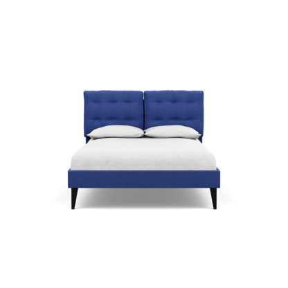 a6033ea327b2902843d7eceee3c981a1a5e04f29c1006d13a8a056ed936d74f5.jpg An Image of Heal's Mistral Double Bed Brushed Cotton Cobalt