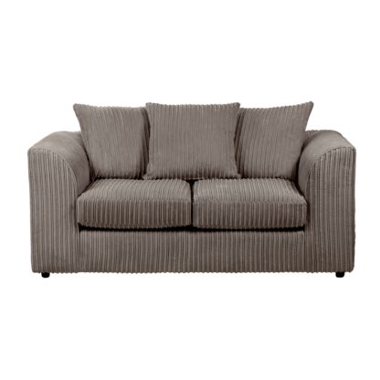 ab29fadf464e63358b7dcb86cd7e02b45a14873c9df977200747369ee221ba63.jpg An Image of Blake Jumbo Cord 2 Seater Sofa Black
