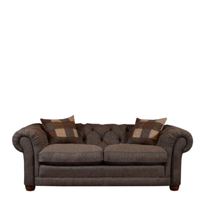 ae4e89a749f67187606d86a795b146d162d3e1e40cc7062e77dbbea8aa559ae2.jpg An Image of Harris Tweed Castlebay Midi Chesterfield Sofa