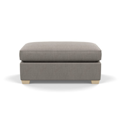 b4310b0074fc1c666dbf44ce4fafb19a0c8cc61ee2f2634265283f727550d59e.jpg An Image of Heal's Torino Footstool Leather Black Black Feet